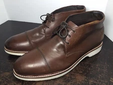 Johnston & Murphy Size 11.5 M Atwell Chukka Boot Men’s Calfskin Leather 59-10613