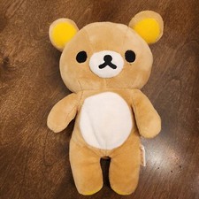 2019 RILAKKUMA BEAR WITH ZIPPER POUCH ON BACK 9  PLUSH