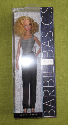 Barbie Basics Doll Model No. 03 Collection 002 Black Label 2010 Mattel T7741