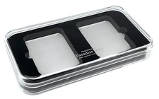 Two Coin Storage Case Standard Size NGC Slabs w/Black Insert Paradise Mint Brand