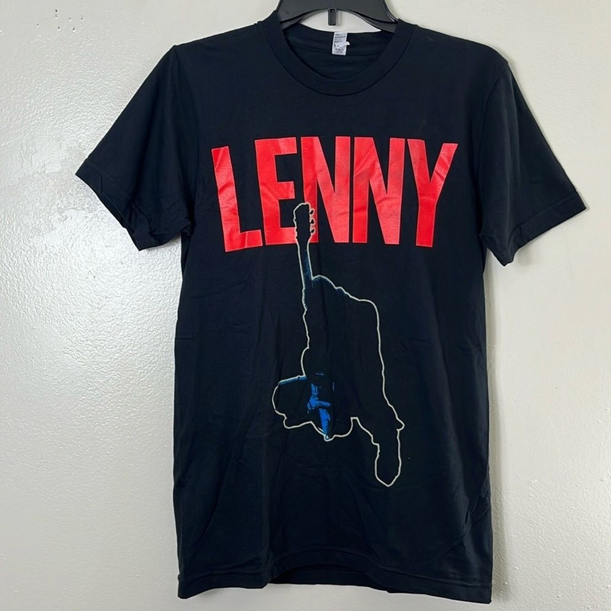 American Apparel Lenny Kravitz 2010 US Tour Black Graphic band T