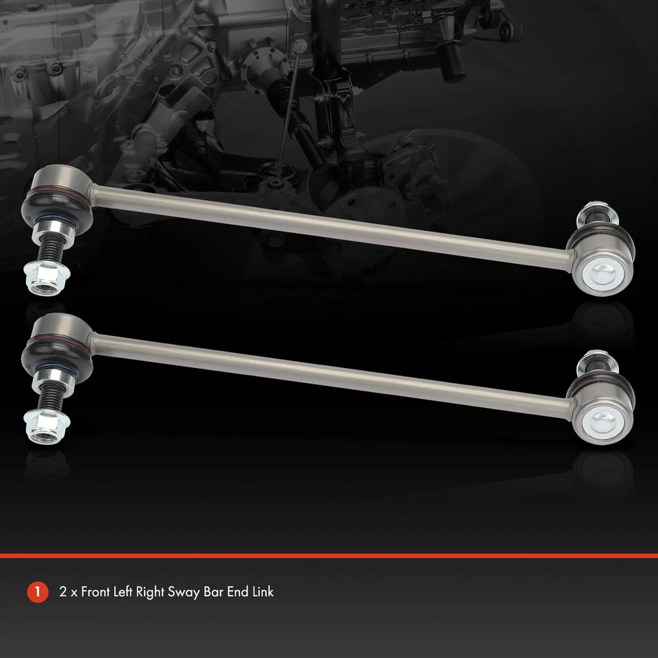 2x Barra estabilizadora delantera izquierda y derecha eslabones para Mercedes-Benz C230 C250 C300 E350 Foto 2 de 4