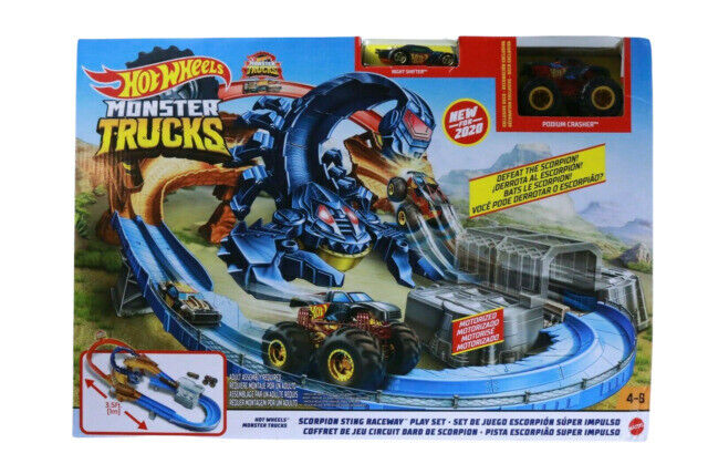 Hot Wheels Monster Trucks Pista Escorpião Super Impulso