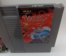 Joust Nintendo Entertainment System CIB Box Game Manual Styrofoam Dust Cover NES