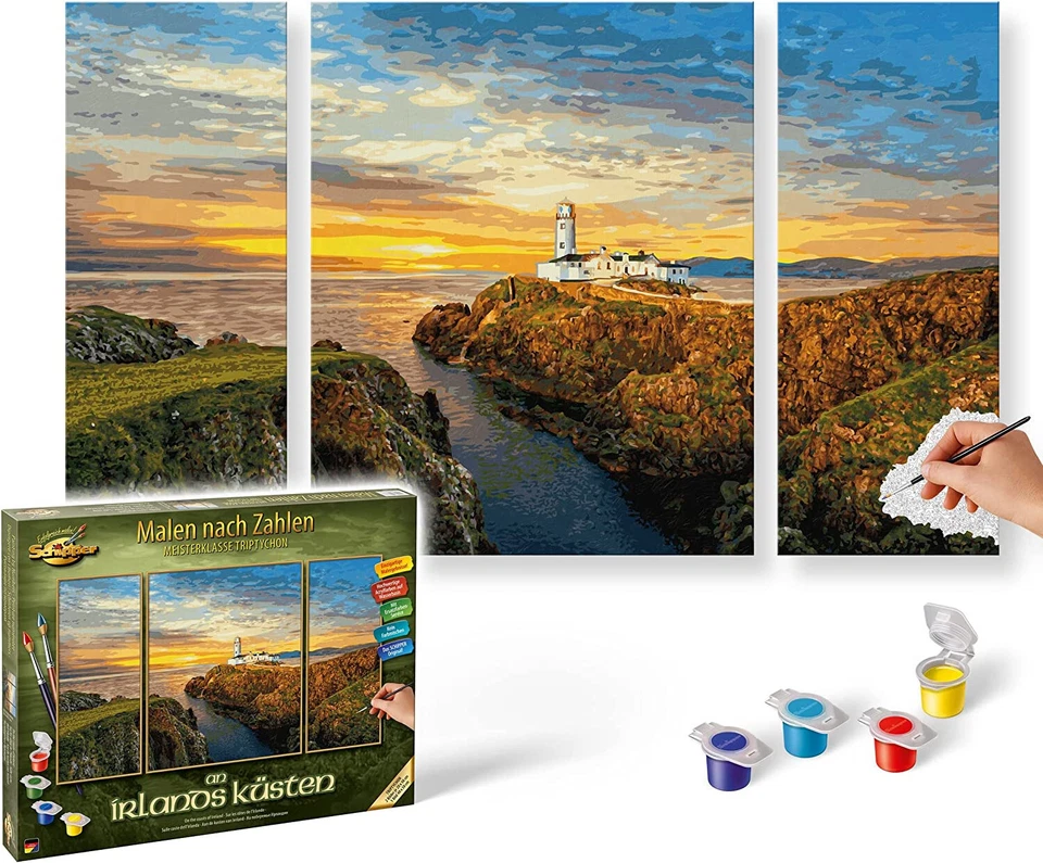 SCHIPPER - 609260886 - MALEN NACH ZAHLEN - AN IRLANDS KÜSTEN # NEU OVP