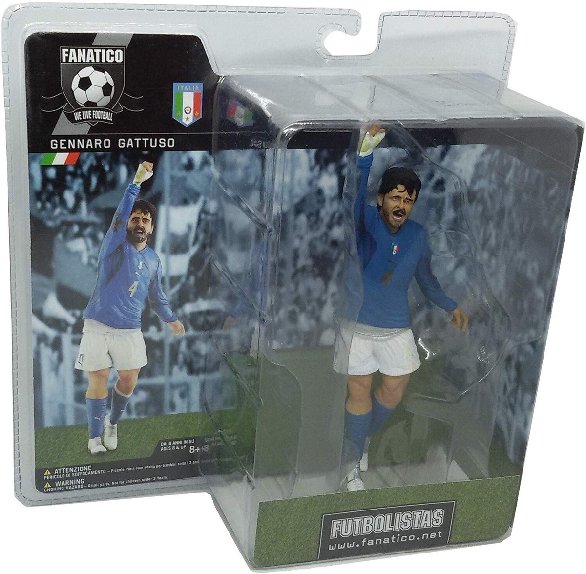 Gennaro Gattuso Action Figure Fanatic Italy Azzurri Soccer Players