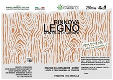 OLIO DI CANAPA RAVVIVA SUPERFICI IN LEGNO - FILIERA ITALIANA - 4 CONF.  DA 250ml
