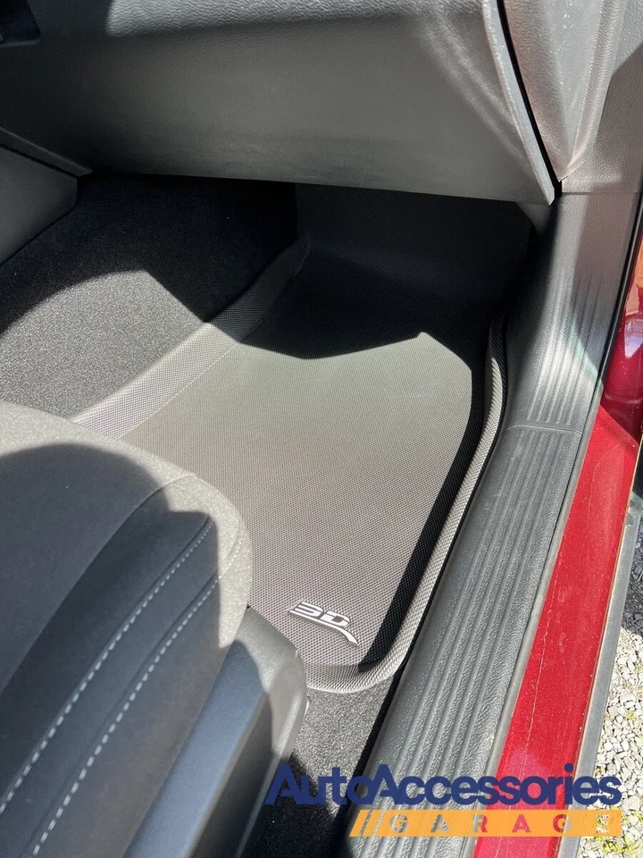 3D MAXpider черный 1-й ряд 2 изделия напольные покрытия для Kia Rio5 - Изображение 4 из 4