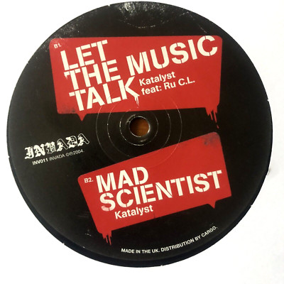 Katalyst - Showtime / Let The Music Talk (Ft Ru C.L.) 12'' Vinyl 2005 Invada