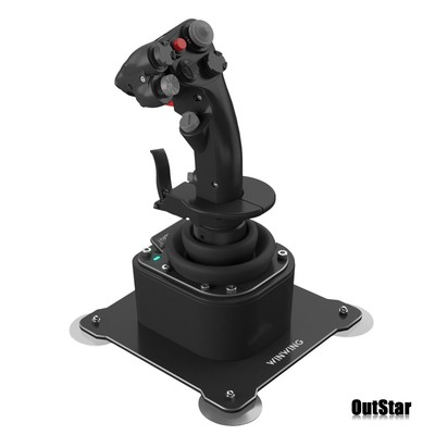 SimPlayer Orion2 F16EX Flight Joystick Combo with Shaker Kit Flight Simulator