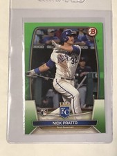 2023 Bowman Base Neon Green #8 Nick Pratto /399 - Kansas City Royals