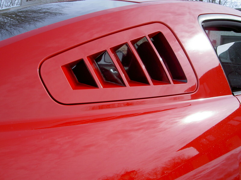 SilverHorse Racing Flush Mount Quarter Vent Louver for 0509 Mustang