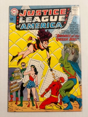 JUSTICE LEAGUE OF AMERICA #23 1ST APPEARANCE OF QUEEN BEE OF KORLL 1963