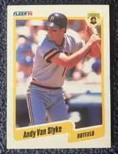 Nothing But: Andy Van Slyke, topps, Fleer, UD etc. 1984-1996. base, RC, Inserts