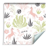 10M Vlies Tapete Rolle Kinderzimmer Pflanzen Blumen Natur EinhöRner Xxl 1228