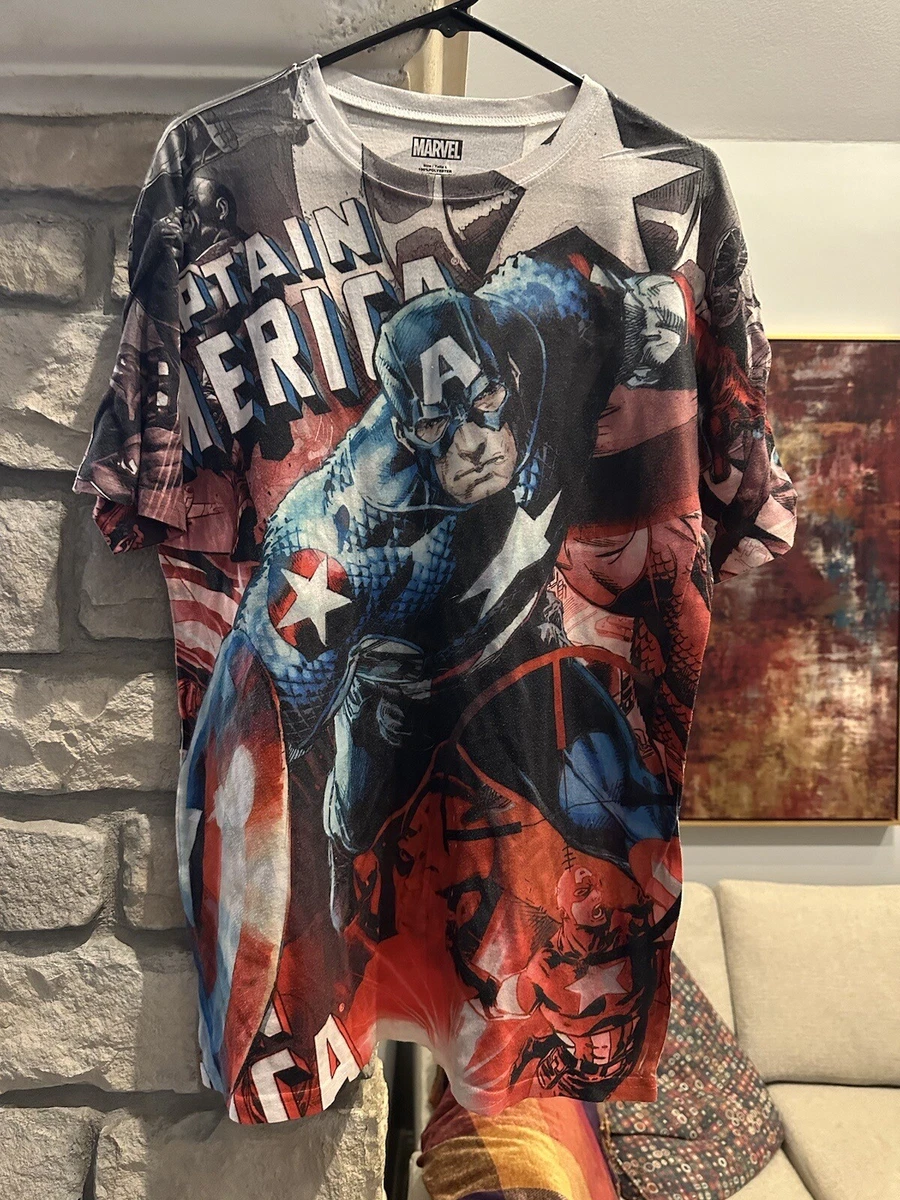 Plus size captain store america shirt