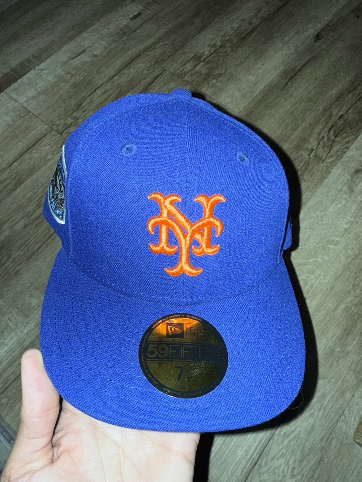 Hatclub Exclusive New York Mets, icy uv, new era hat, size 7 3/8, used