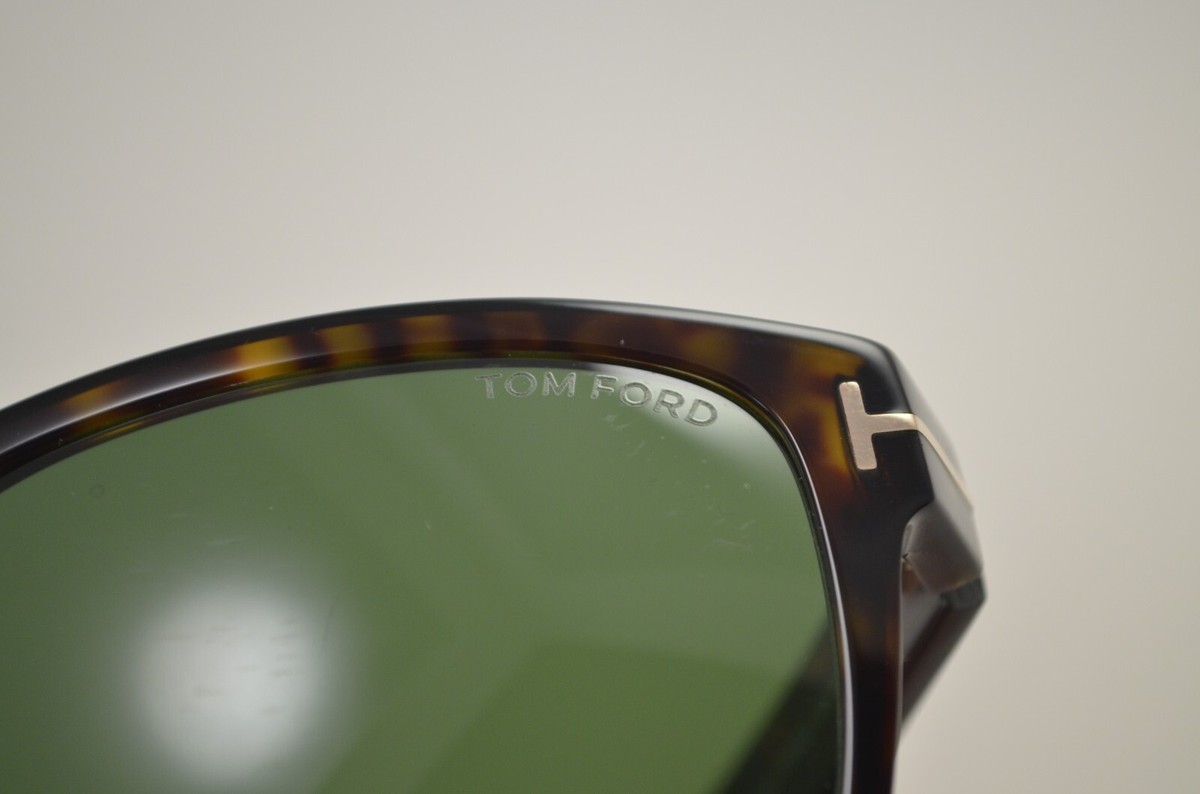 Tom Ford August Sunglasses TF678 52N 59-18-140mm Dark Havana