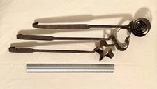 Antique PA German wrought iron batter dippers 1800's