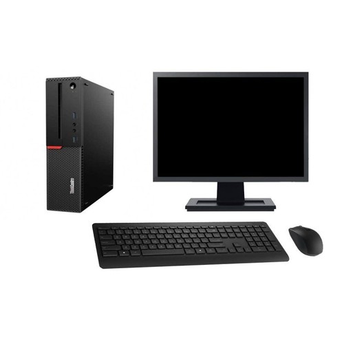 PC Lenovo Thinkcentre M700 SFF Bildschirm 22 " G4400 RAM 8Go SSD 120Go Windows - Bild 2 von 8