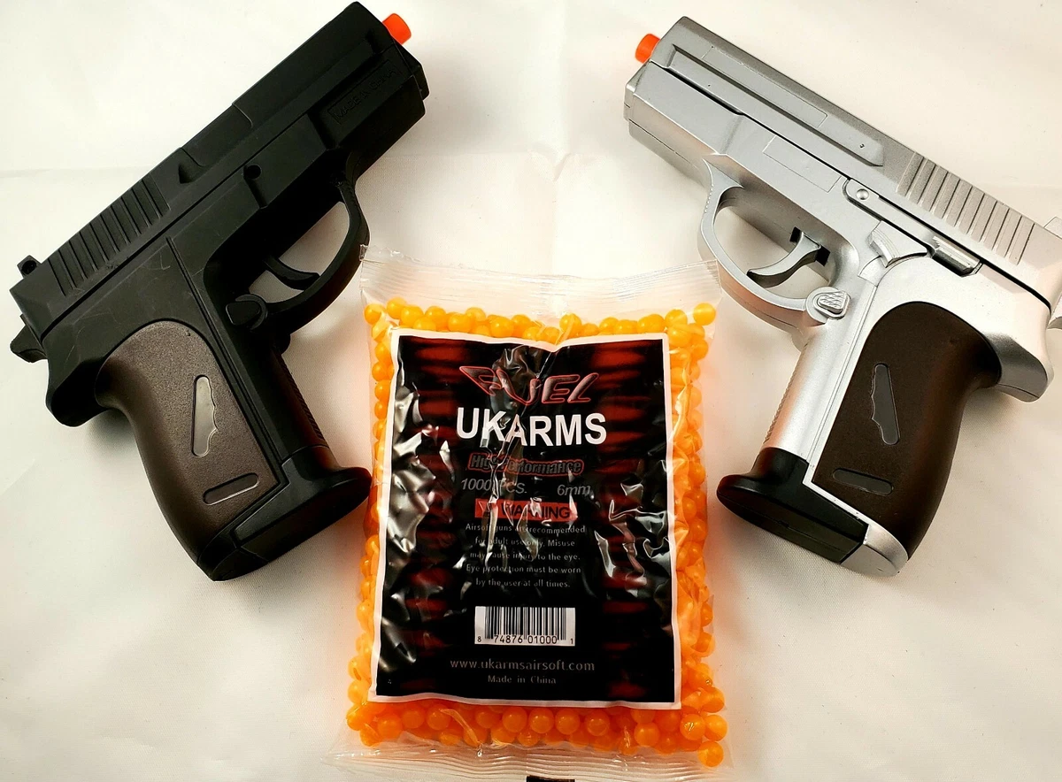 NEW CYMA TWIN SPRING AIRSOFT DUAL PISTOL COMBO PACK SET Hand Gun w 