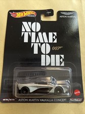 Hot Wheels 1:64 Aston Martin Valhalla Concept 007 No Time to Die GRL79 Model Car