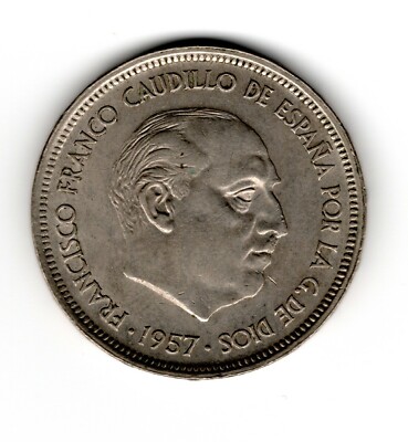 1957 SPAIN 50 PTAS STAR 59