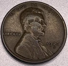 1926-S Lincoln Cent Nice Original F Fine Coin - SS187