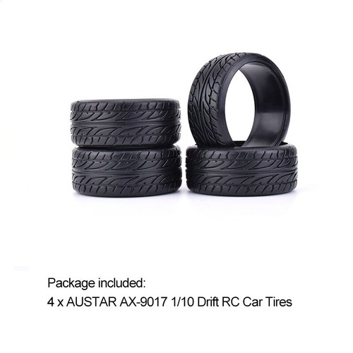 4x AUSTAR Flat Speed Medium Grain Drift Reifen 26mm Für 1/10 TAMIYA HPI RC Car - Bild 9 von 10