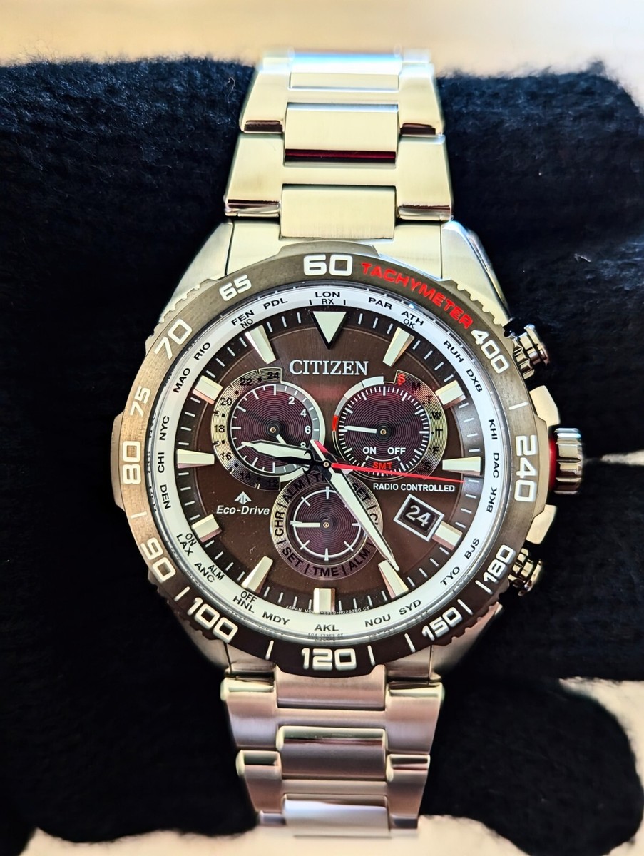 Citizen Radio Controlled Promaster Sapphire World Time Watch