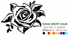 Rose Vinyl Decal Sticker Car Window Bumper Wall Laptop 7"