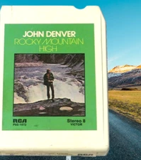 John Denver - Rocky Mountain High - 8 Track Tape  New pads and splice. Tested
