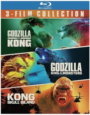 Godzilla Vs. Kong, Godzilla: King of the Monsters, Kong: Skull Island Blu-Ray