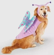 Hyde and Eek Boutique Pet Butterfly Vest & Headpiece Set Costume Size Medium