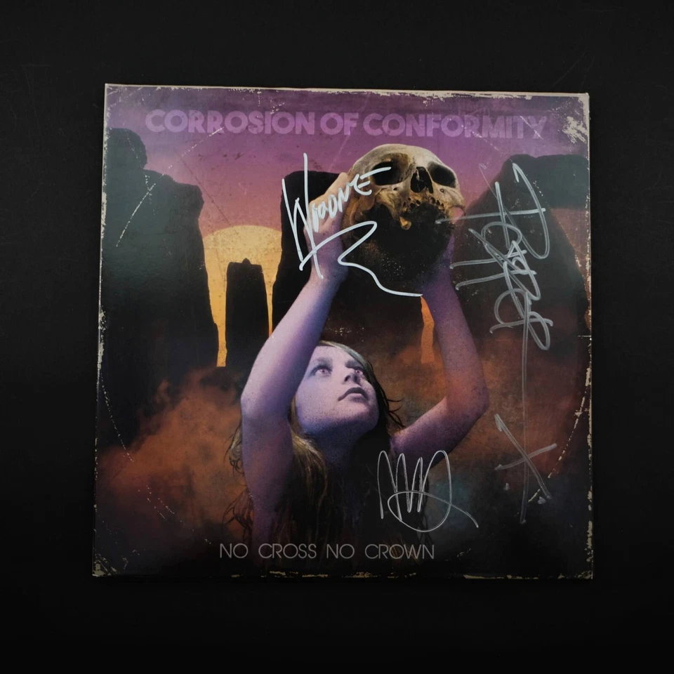 C.O.C. Corrosion Of Conformity No Cross No Crown Signed Autographed LP VINYL REC Foto 3 de 4