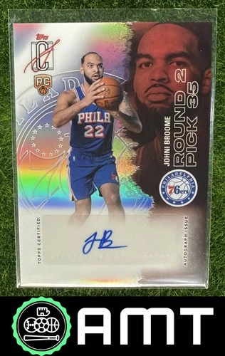 2025 Topps Signature Johni Broome Base (RAW)