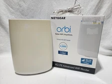 NETGEAR orbi Tri-Band 4G LTE Advanced WiFi Router LBR20, Not tested, For Parts