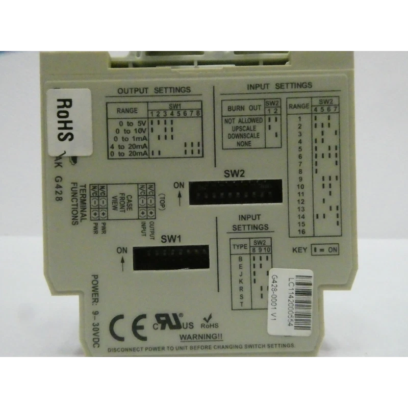 G428-0001 Action Instruments G428-0001 Ultra Slimpak Input Module Free Shipping - Image 4 of 4