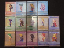 Final Fantasy VI Old FFTCG Premium Rare Foil Card Set of 14