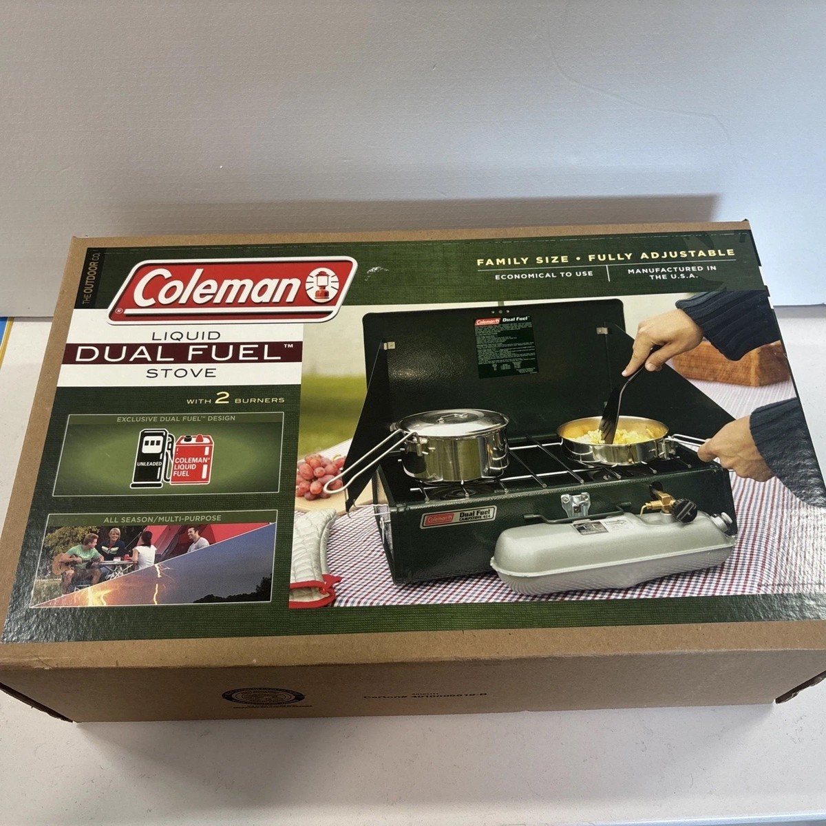 ストーブ COLEMAN Unleaded stove Coleman - Brandclub - Coleman Unleaded Double Burner Fuel