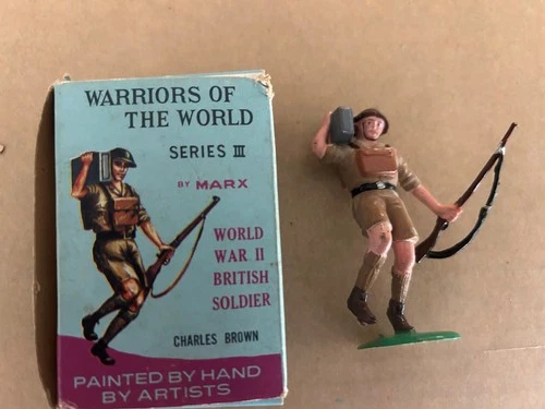 MARX WARRIORS OF THE WORLD BRITISH SOLDIER CHARLES BROWN