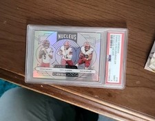 20/99 🔥 JAYDEN DANIELS RC EKELER MCLAURIN 2024 Psa 9 Obsidian Nucleus Silver 