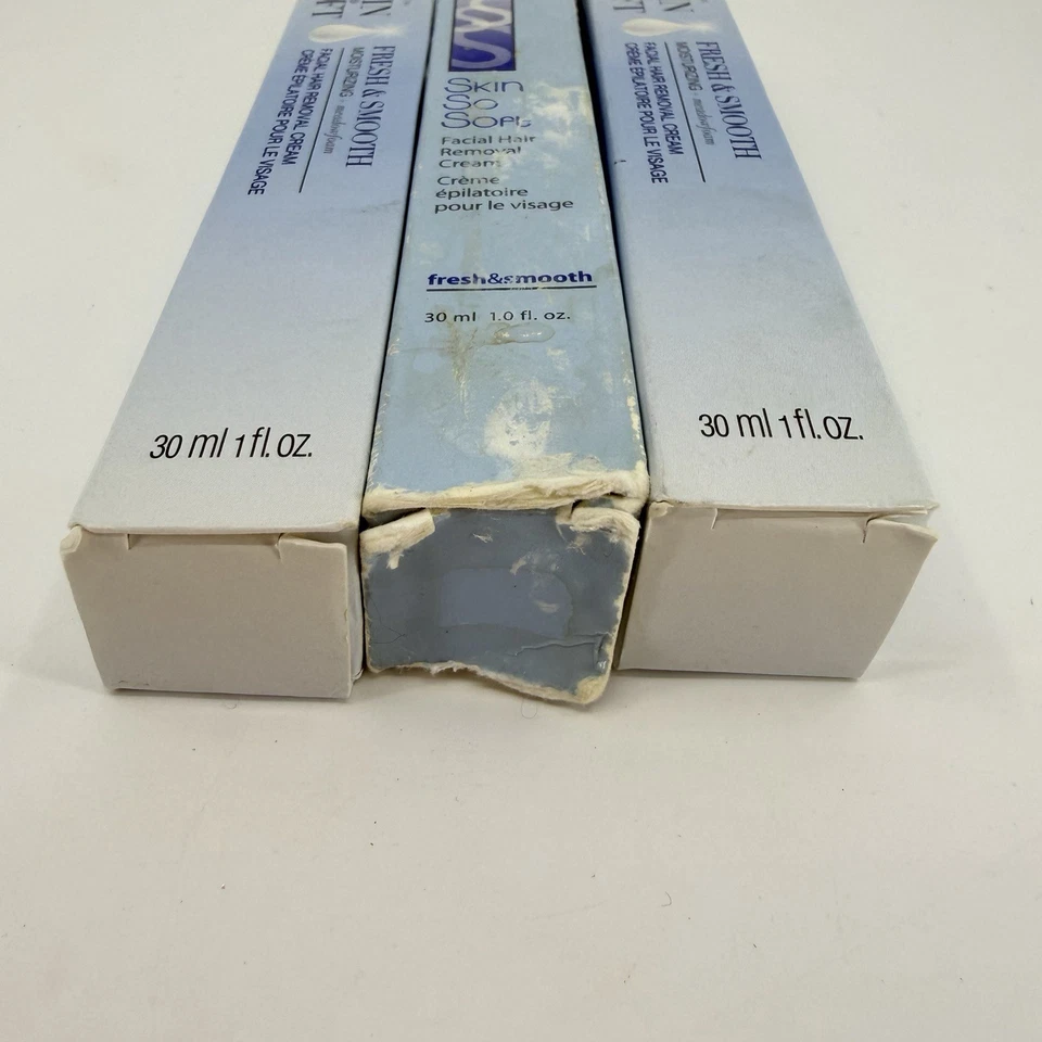 Avon Skin So Soft Fresh & Smooth Crema Depilatoria Facial Lote de 3 LEER Foto 4 de 4