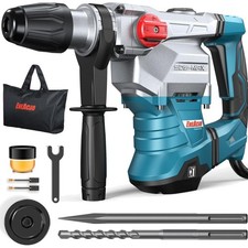 SDS-MAX Bohrhammer,12Joule 1500W Abbruchhammer mit 3 Funktionen, Anti-Vibrati...