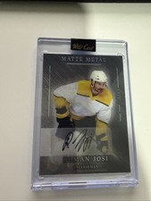 Roman Josi Auto /3 Wild Card Matte Metal SSP Nashville Predators