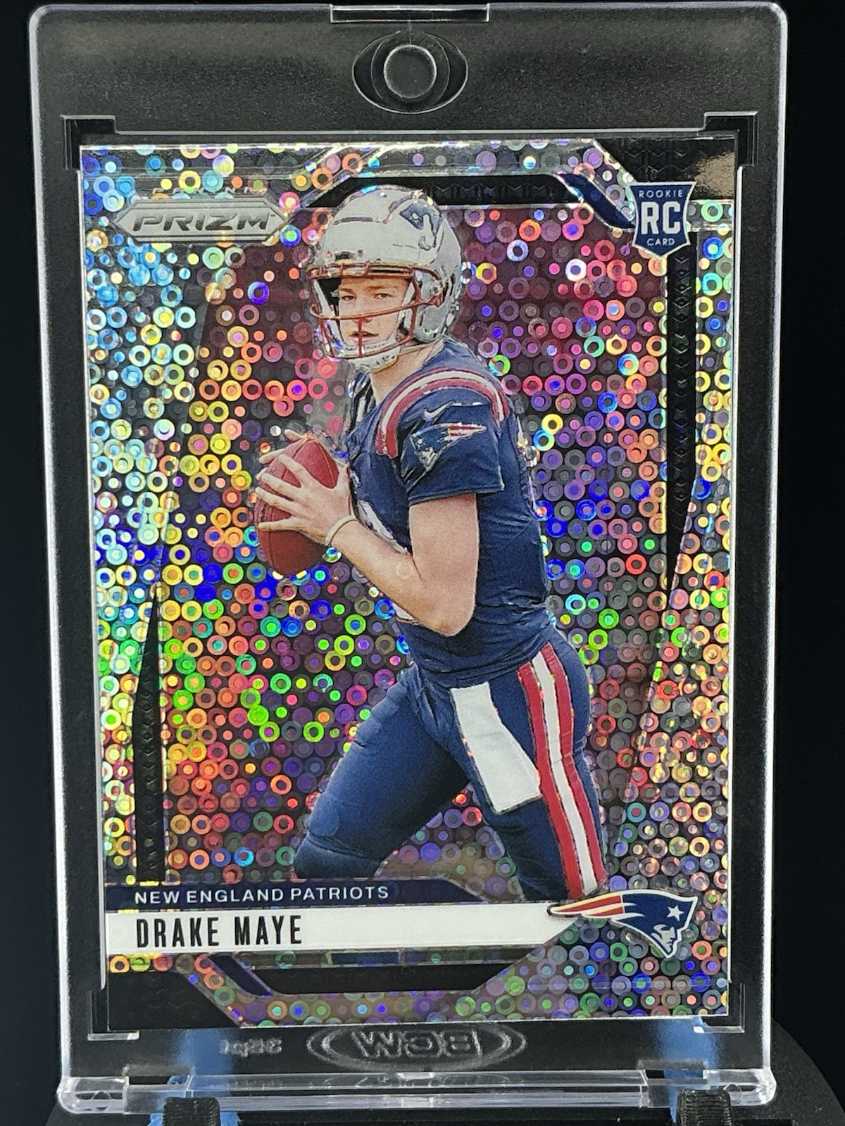 2024 Panini Prizm Drake Maye No Huddle Prizm RC #329 New England Patriots ￼
