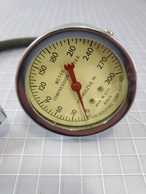 #ad Vintage Sun Electric Corp. motor compression tester 840 5 EUC Made In USA $69.96