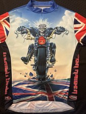 Iron Maiden ~ DON'T WALK ~ Cycling Jersey ~ PRIMAL WEAR ~ Vintage 2005 Merch XL