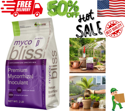 Myco Bliss Powder (2lbs) - Mycorrhizal Fungi for Soil - 5 Strain Mycorrhizal Ino