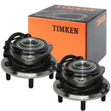TIMKEN Set Front Wheel Bearing Hub for 2007 2008 2009 - 2016 Jeep Wrangler w/ABS